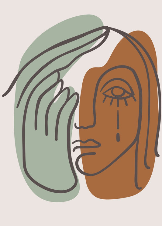 Emotional Line Portrait