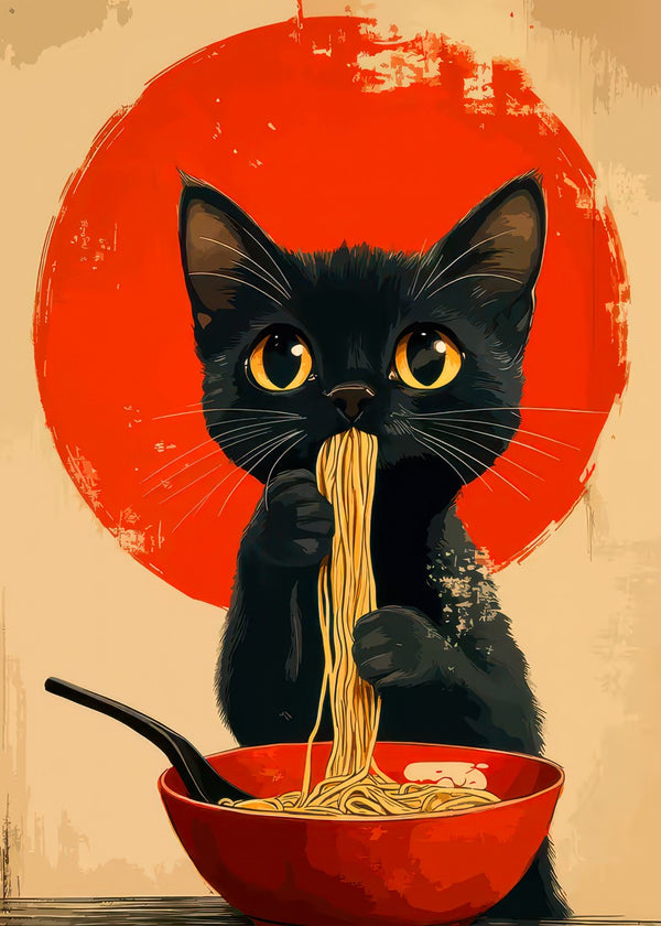 Cats like ramen noodles