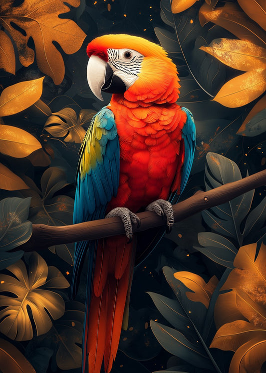 Scarlet Macaw Portrait