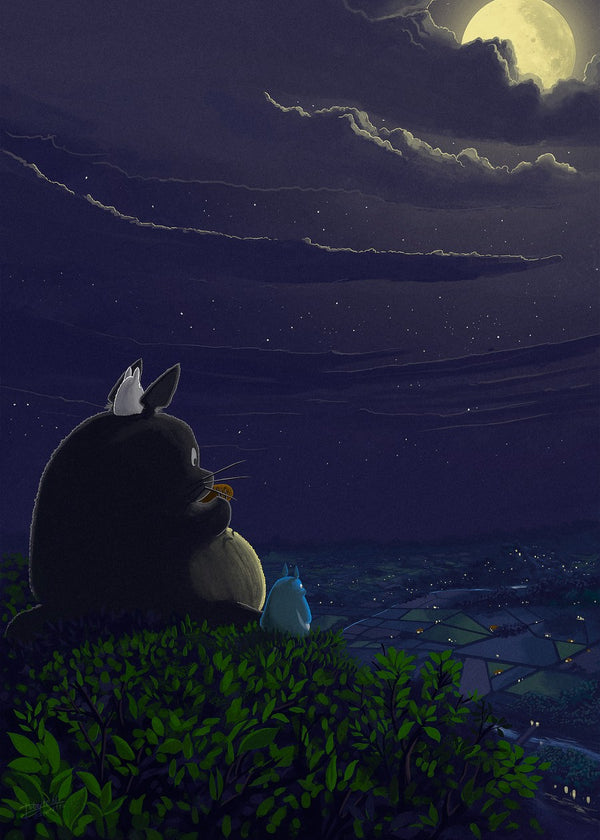 Playing the ocarina, My Neighbor Totoro