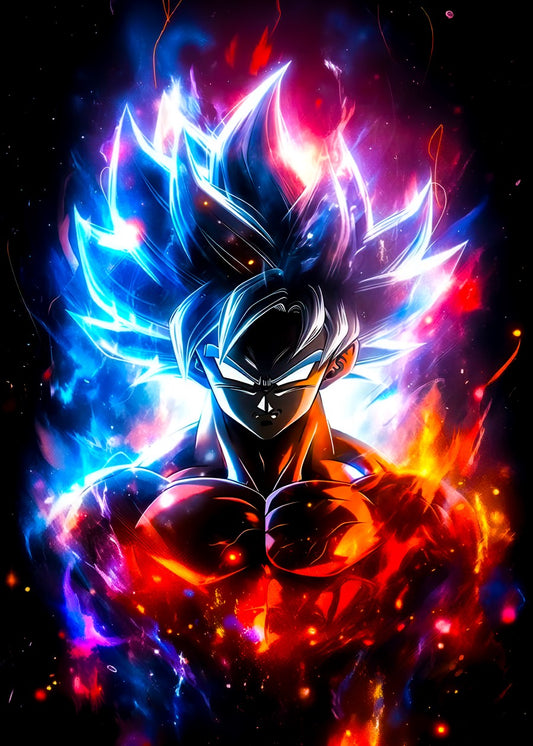 Goku Red-Blue Energy Mix