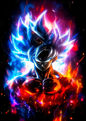 Goku Red-Blue Energy Mix