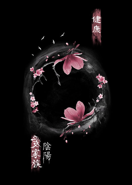 Cherry Blossom Yin Yang