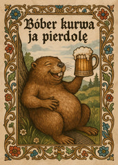 Drunk Bober Polish Beaver Meme