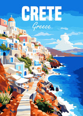 Crete Island Coastline View