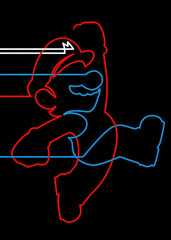 Neon Mario Run