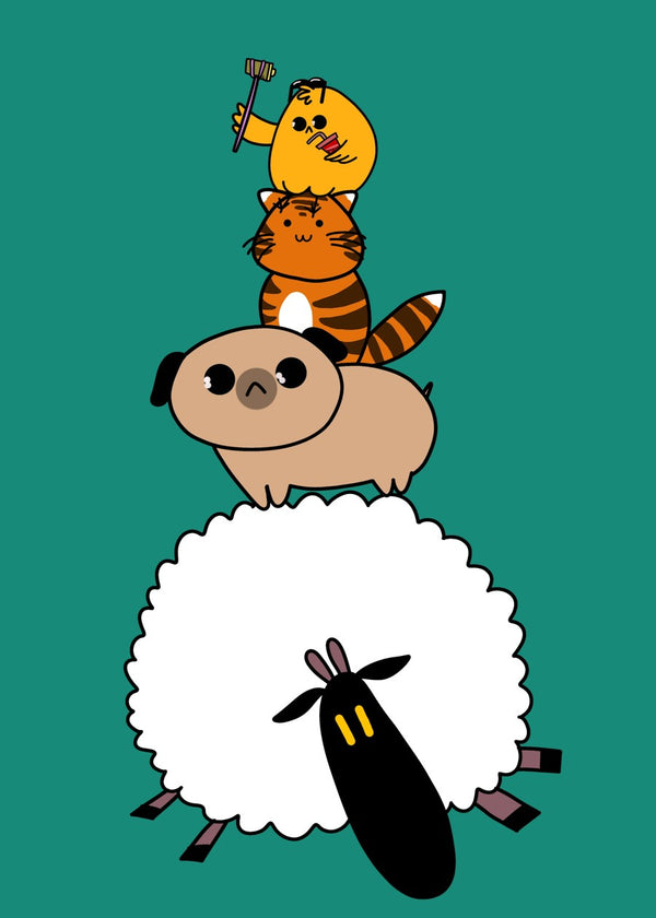 Cute animal cartoon