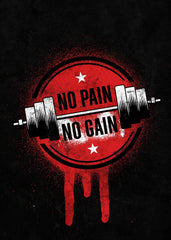 No pain no gain quote