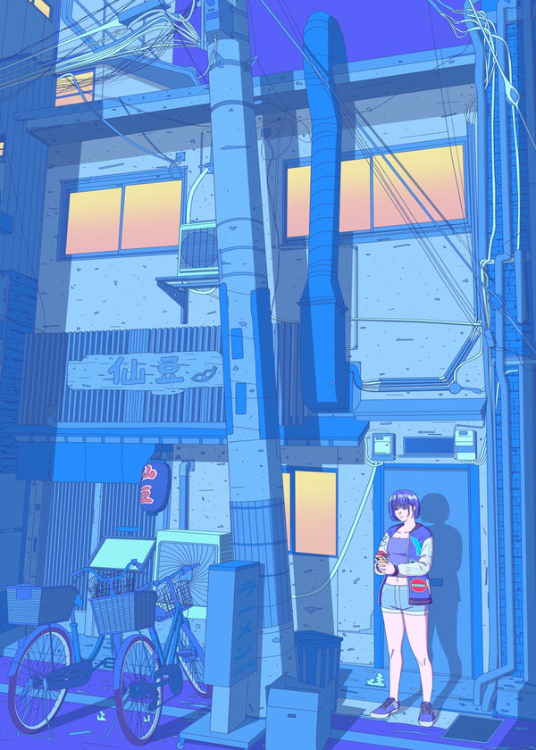 Dream Night along Japanese streets