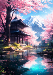 Temple Reflections of Spring