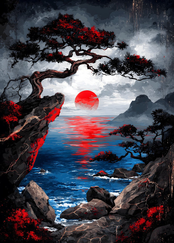 Solitude at Sunset Japanese Style