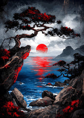 Solitude at Sunset Japanese Style