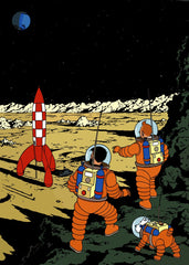 Tintin Explore The moon