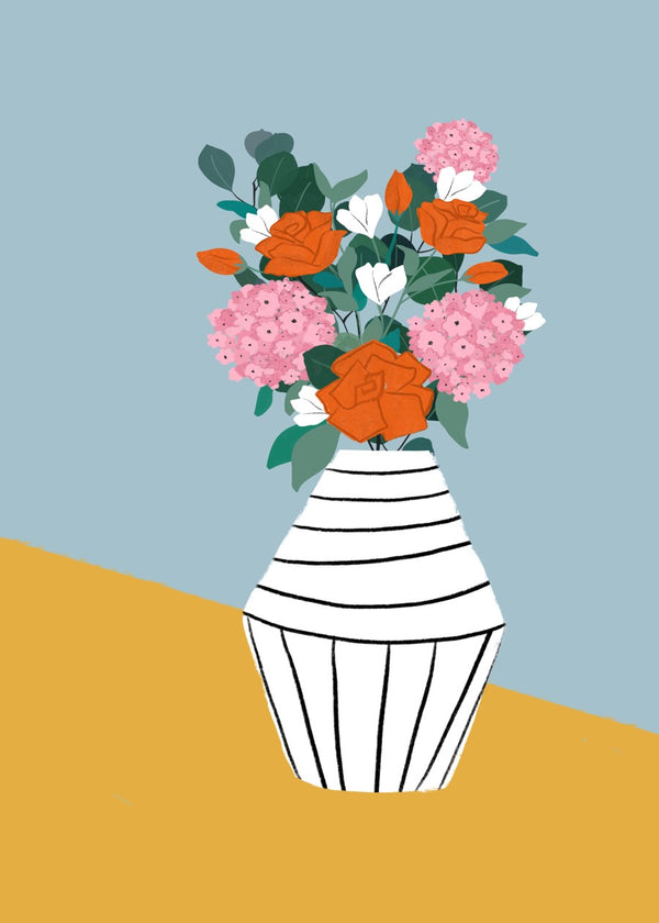 Floral Vase Still Life
