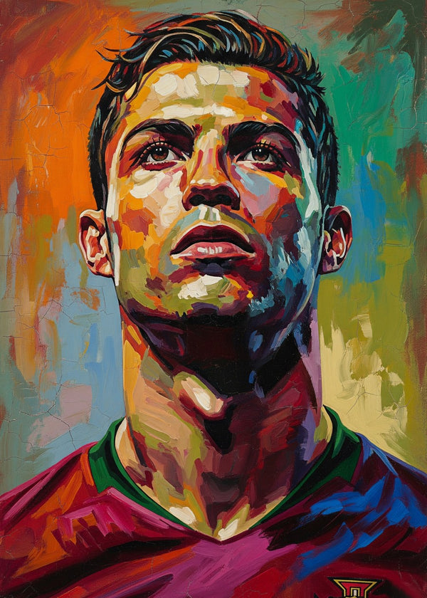 Cristiano Ronaldo abstract art