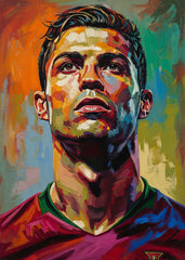 Cristiano Ronaldo abstract art