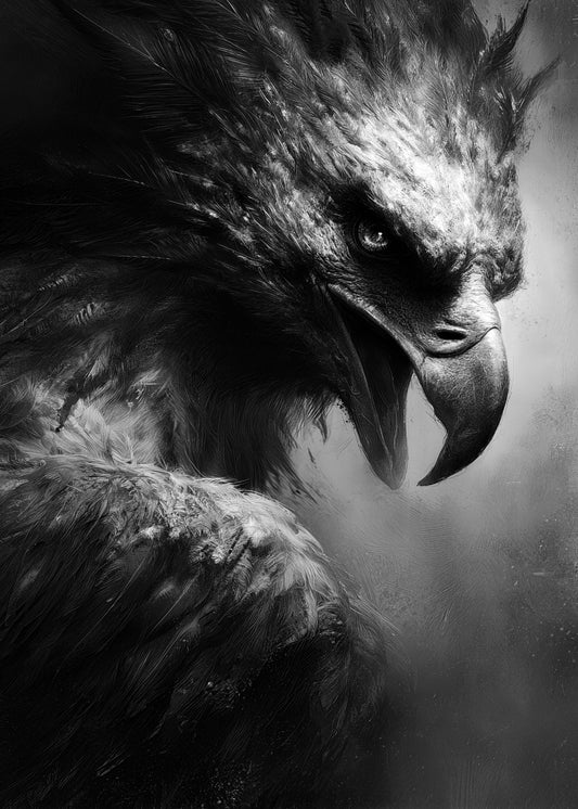 Majestic Eagle Monochrome