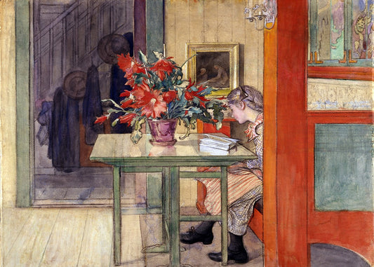 Lisbeth Reading by Carl Larsson