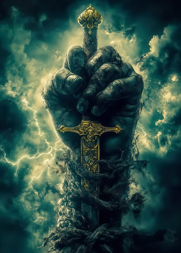 Hand Holding Sword
