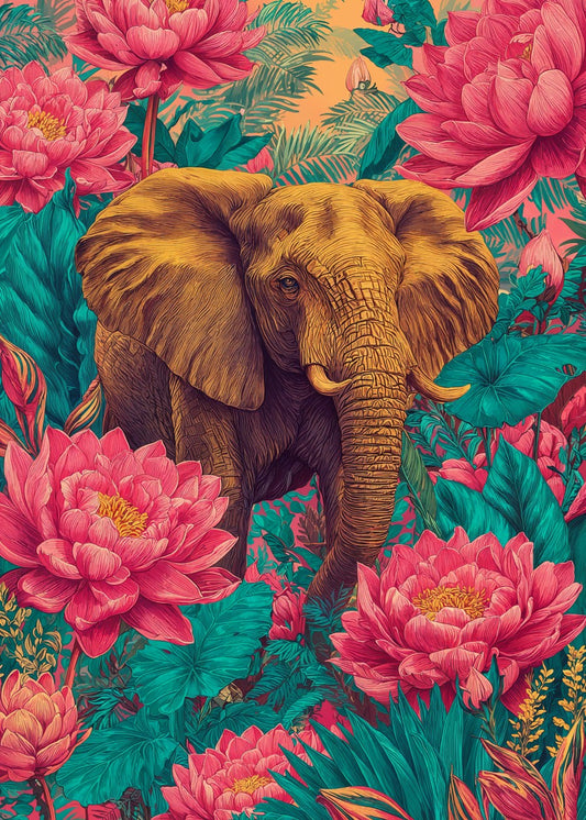Elephant in Bloom