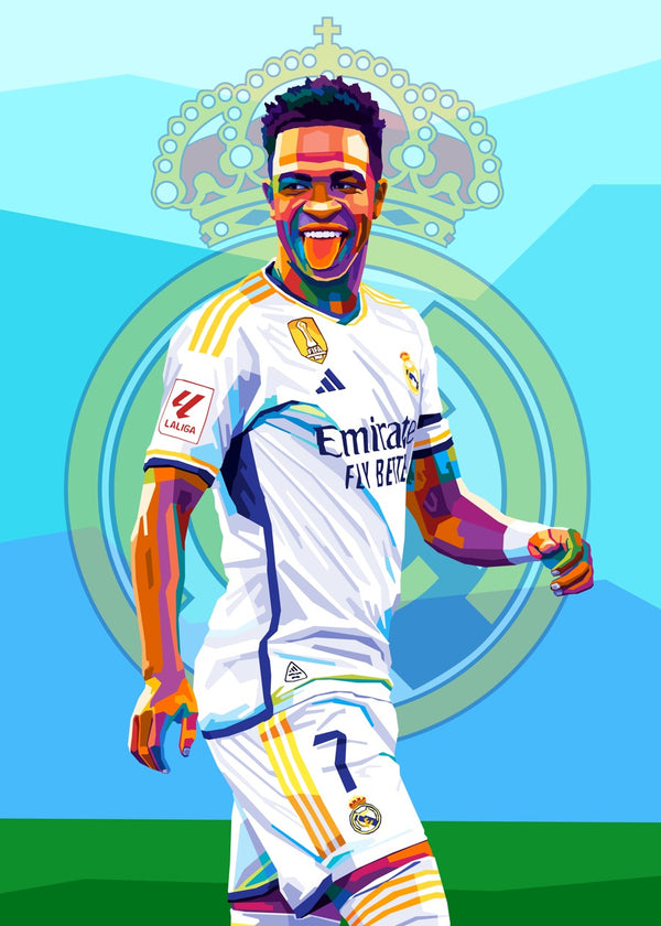 Vinicus Junior Wpap Pop Art