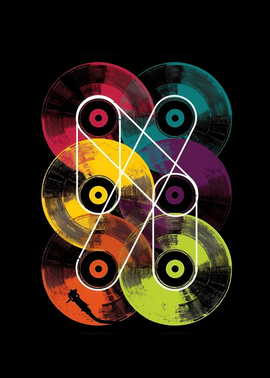 Colorful Vinyl Discs