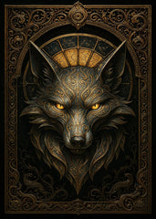 Ornate Fox Head
