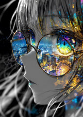 City Lights Reflected