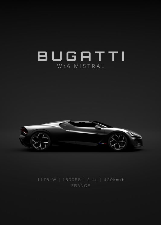 2024 Bugatti w16 Mistral 