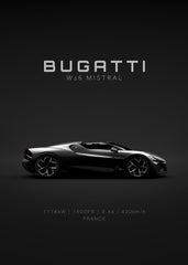 2024 Bugatti w16 Mistral 