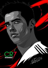 Cristiano Ronaldo  black white