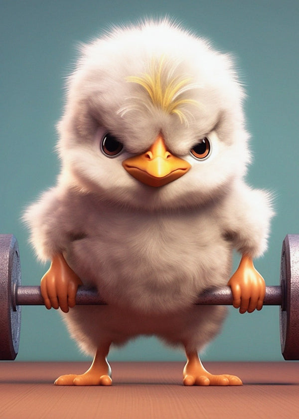 Determined Chick