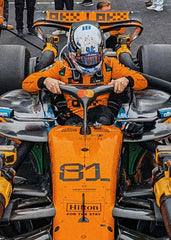 Oscar Piastri in His Car