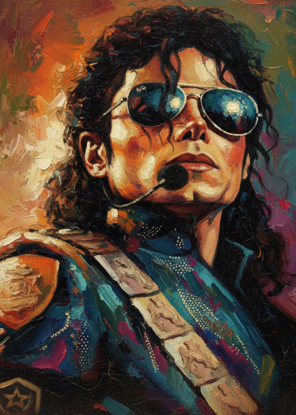 Michael Jackson abstract art