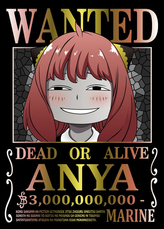Spy X Family Wanted Poster