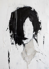 Monochrome Silence Abstract 
