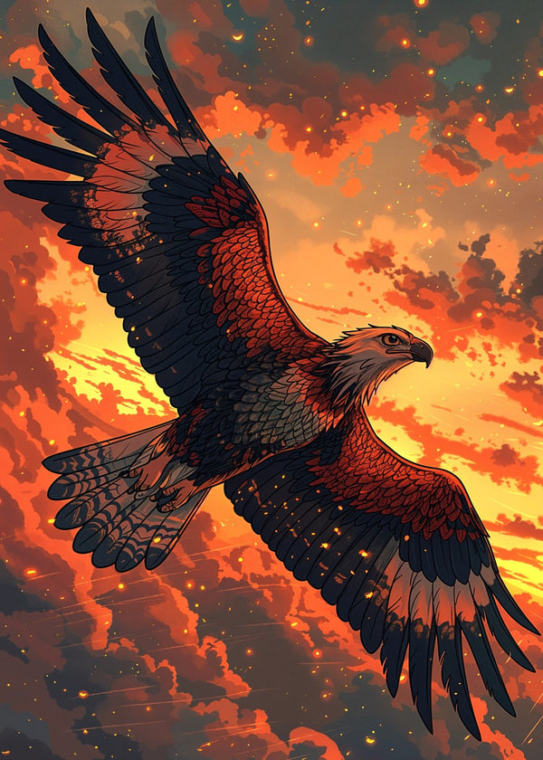 Eagle at Sunset