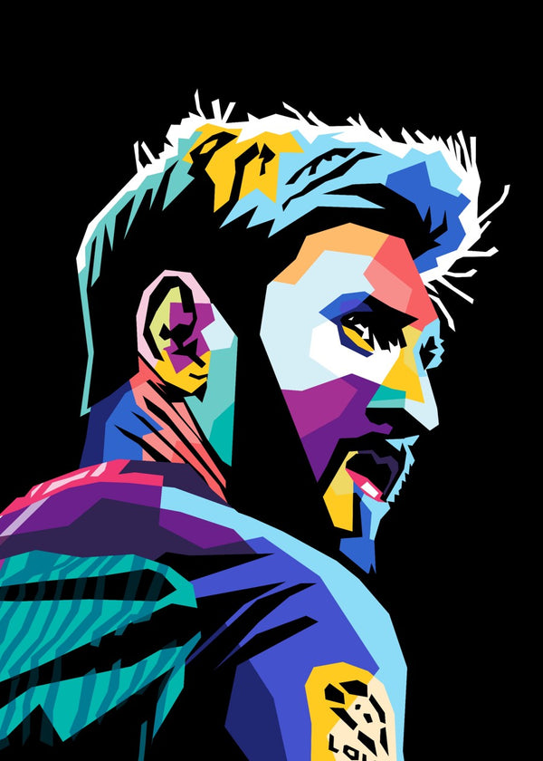 Messi wpap pop art