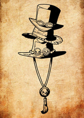 Hats of Luffy, ace, sabo, One Piece