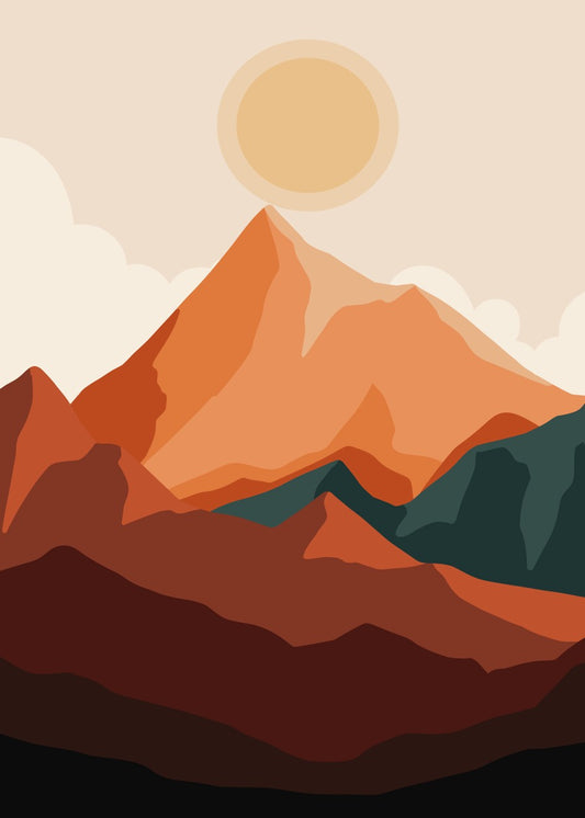 Earth Horizon Mountain Layers