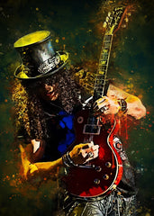 Slash Electric Guitar Art