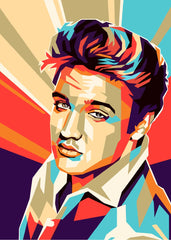 Elvis Presley Singer WPAP Art