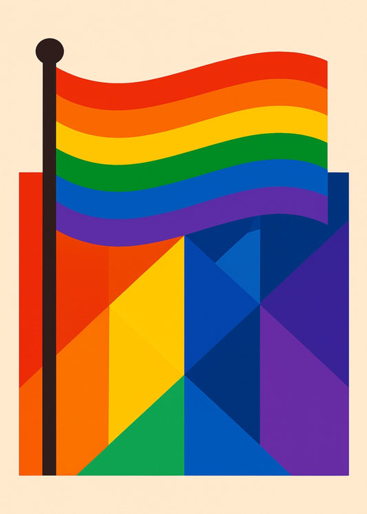 Pride Flags Geometric Pattern