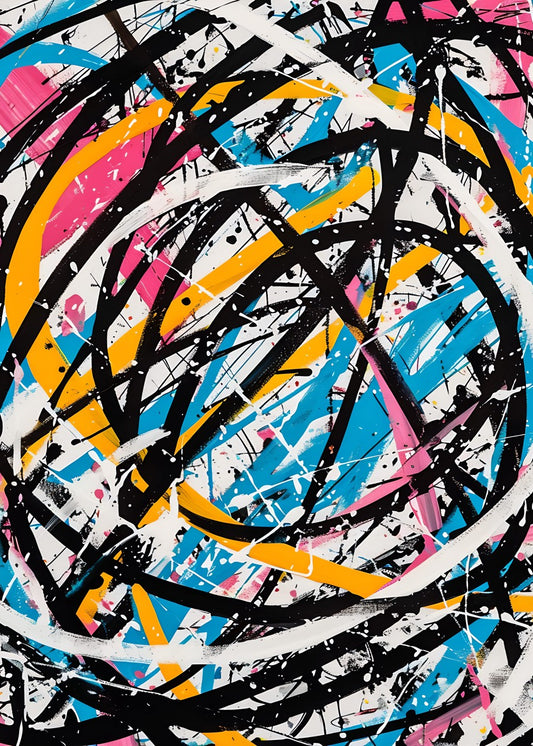 Dynamic Abstract Lines Splash