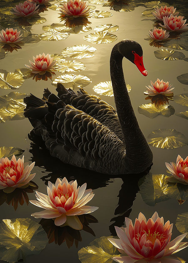 Onyx Swan Serenity