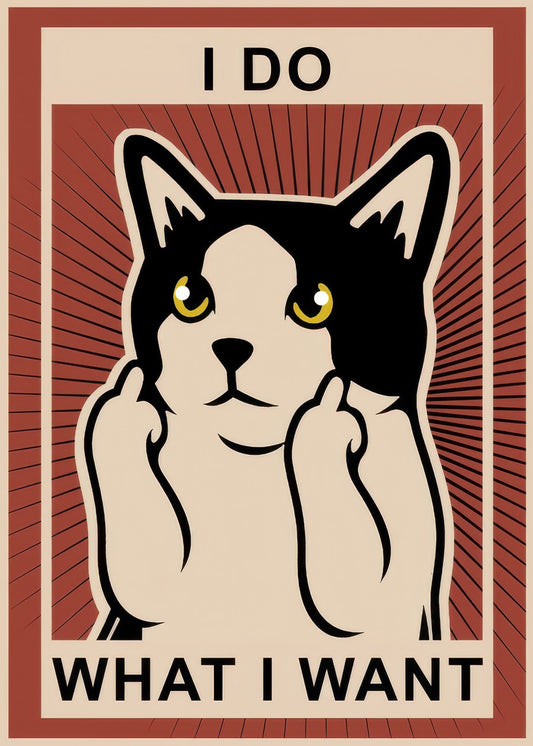Funny meme cat
