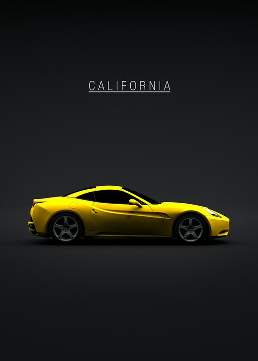 2009 Ferrari California Yellow