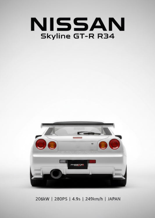 Nissan skyline GTR R34