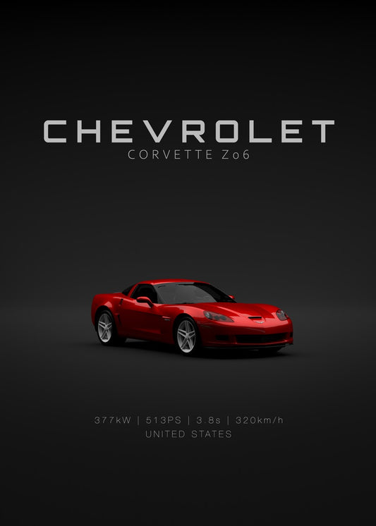 Chevrolet Corvette C6 Z06 Red 
