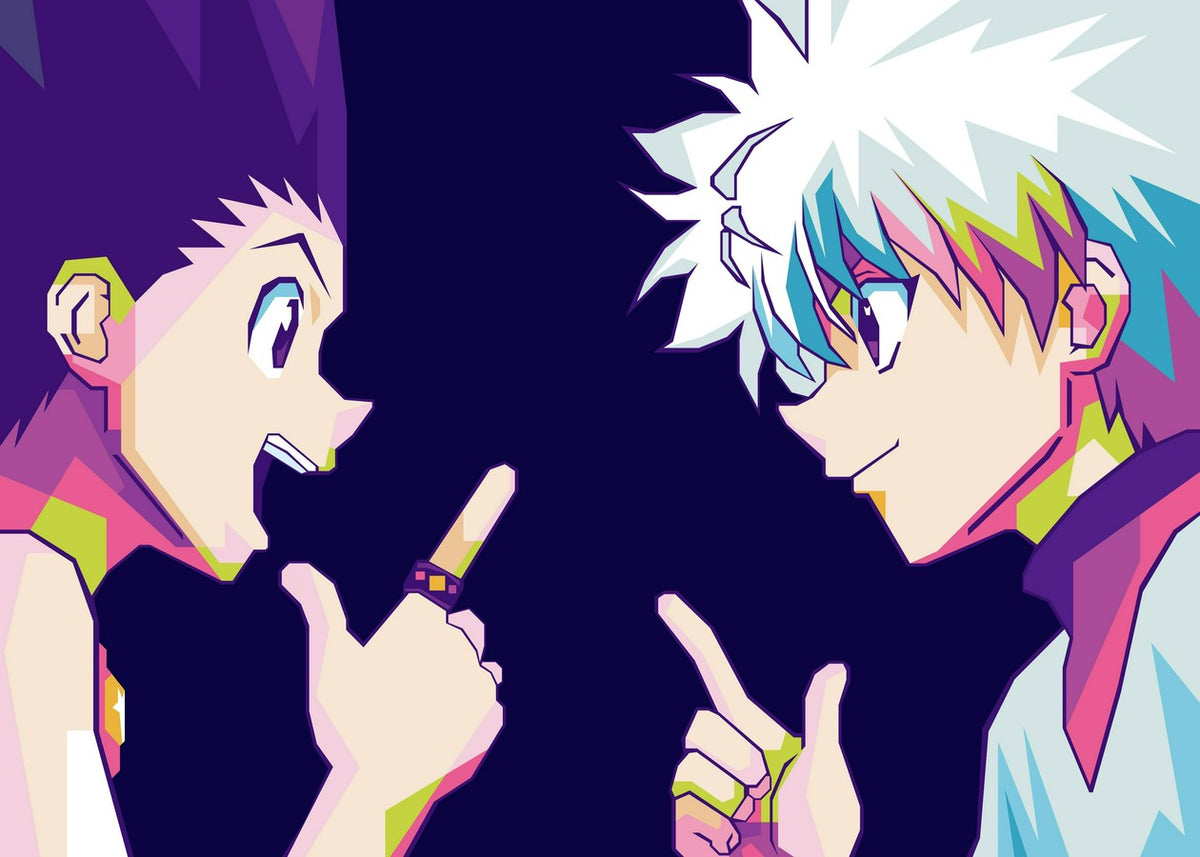 GON AND KILLUA HUNTER X HUNTER